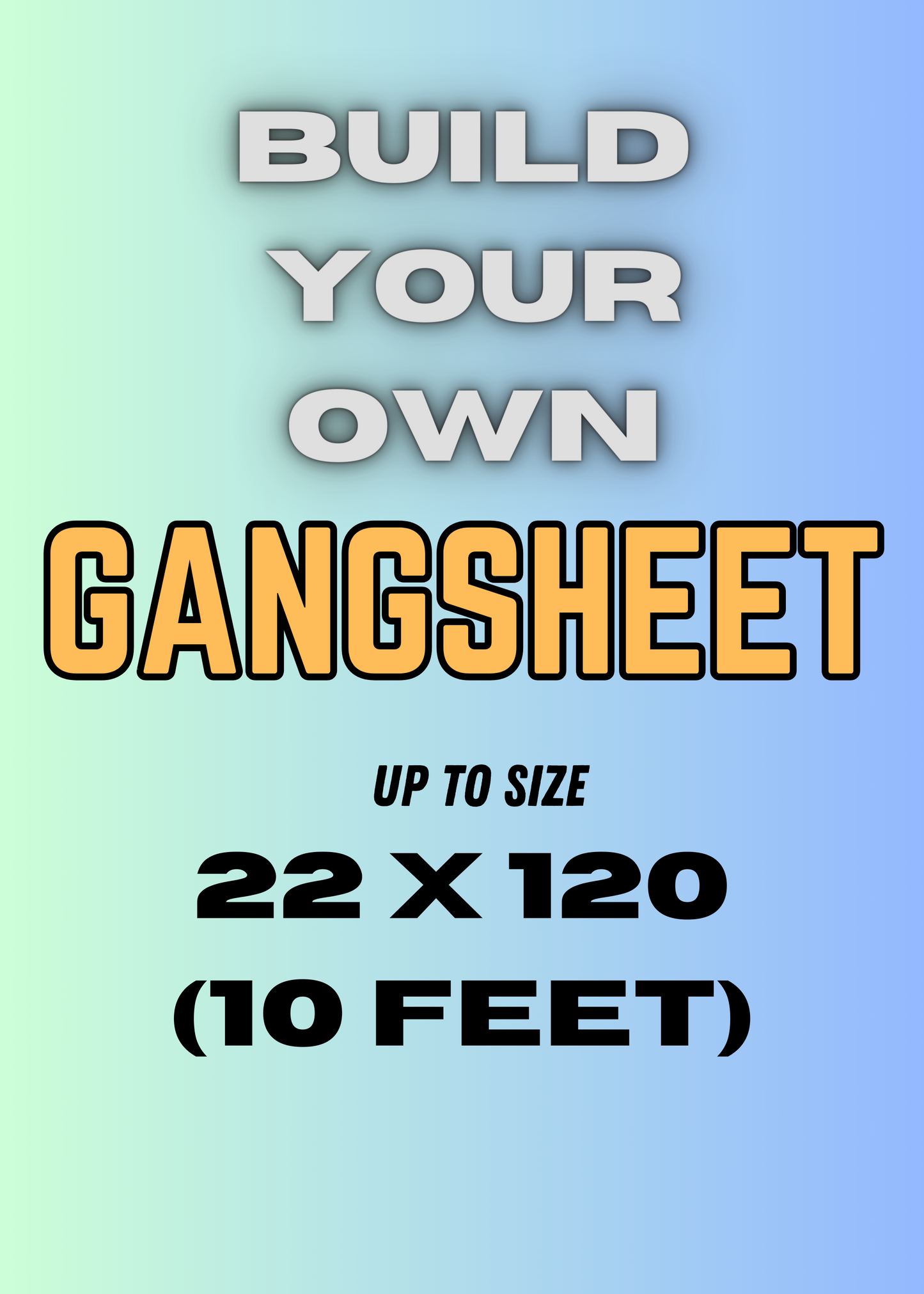 Build a Custom Gang Sheet